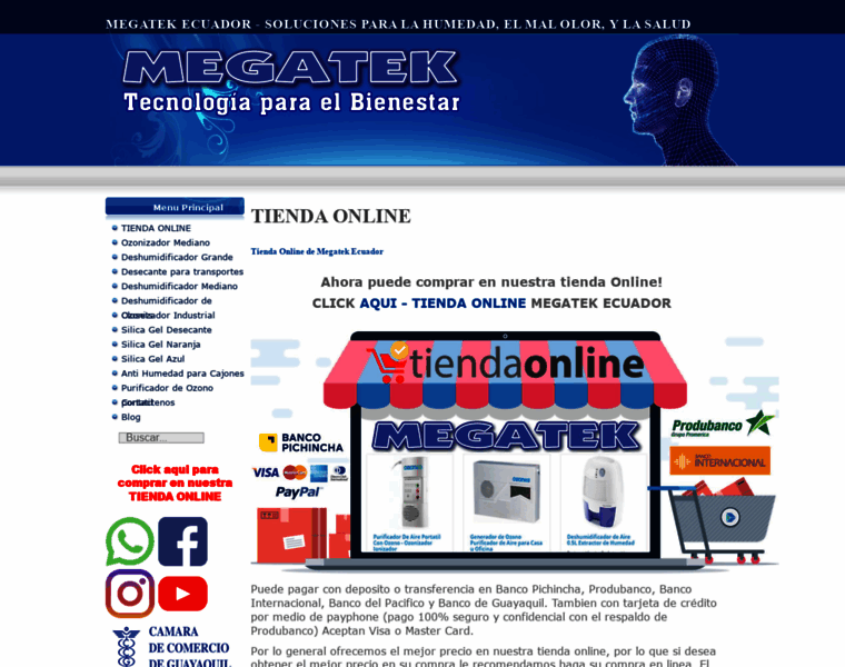 Megatek-ecuador.com thumbnail