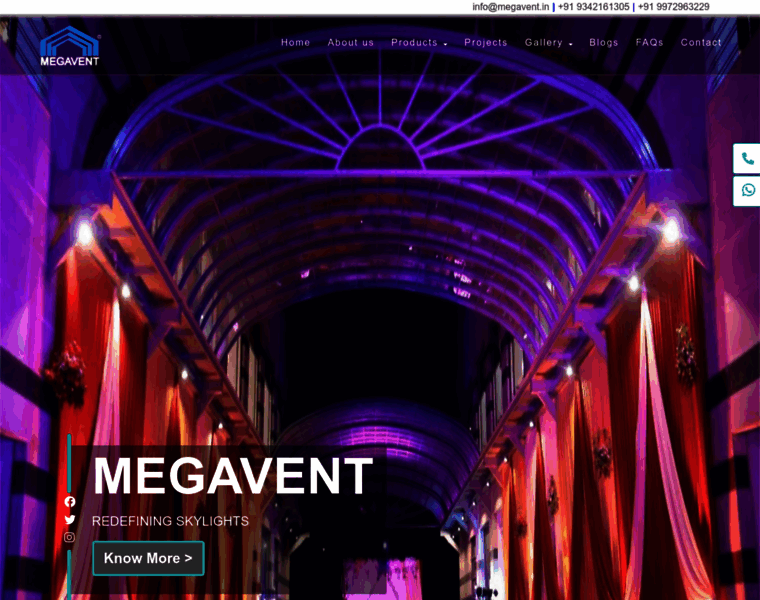 Megavent.in thumbnail