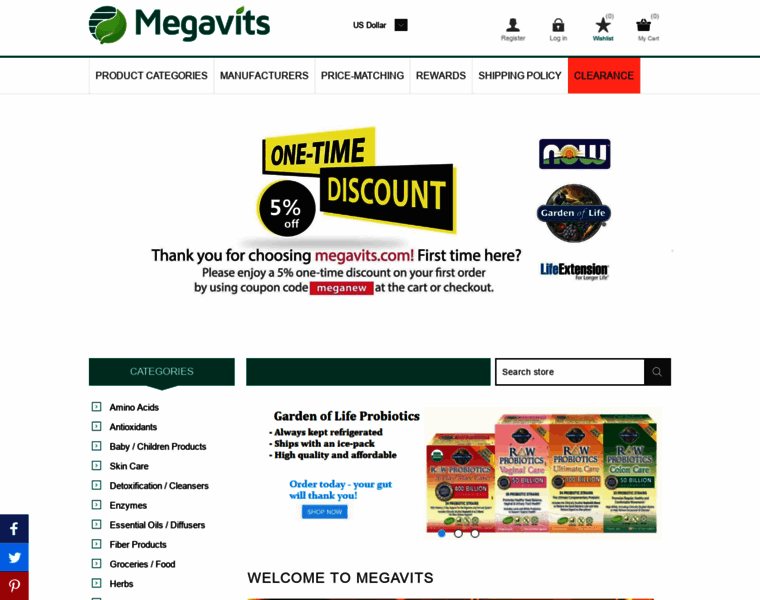 Megavits.com thumbnail