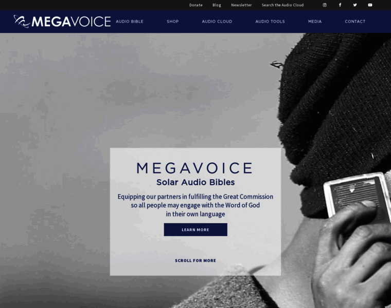 Megavoice.com thumbnail