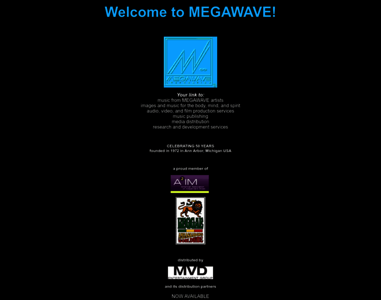 Megawavemusic.com thumbnail
