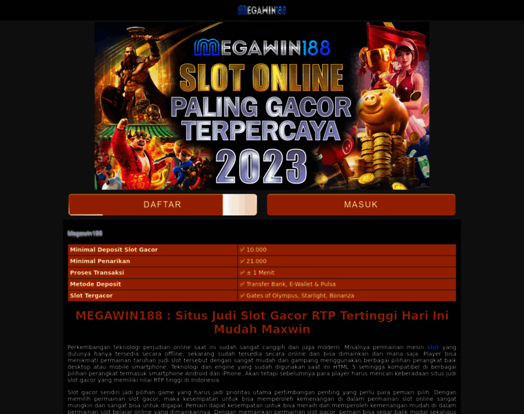 Megawin188two.com thumbnail