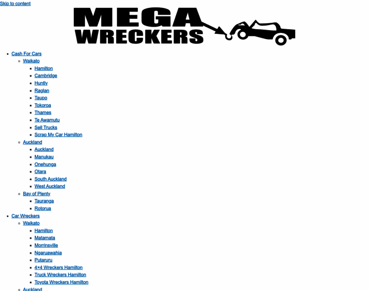 Megawreckers.co.nz thumbnail