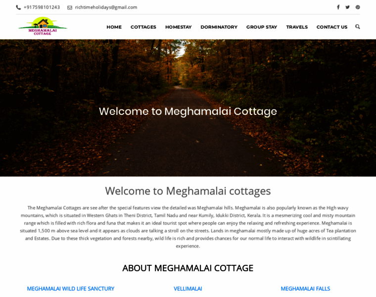 Meghamalaicottages.com thumbnail