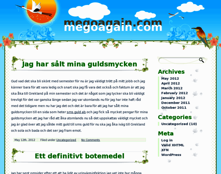 Megoagain.com thumbnail