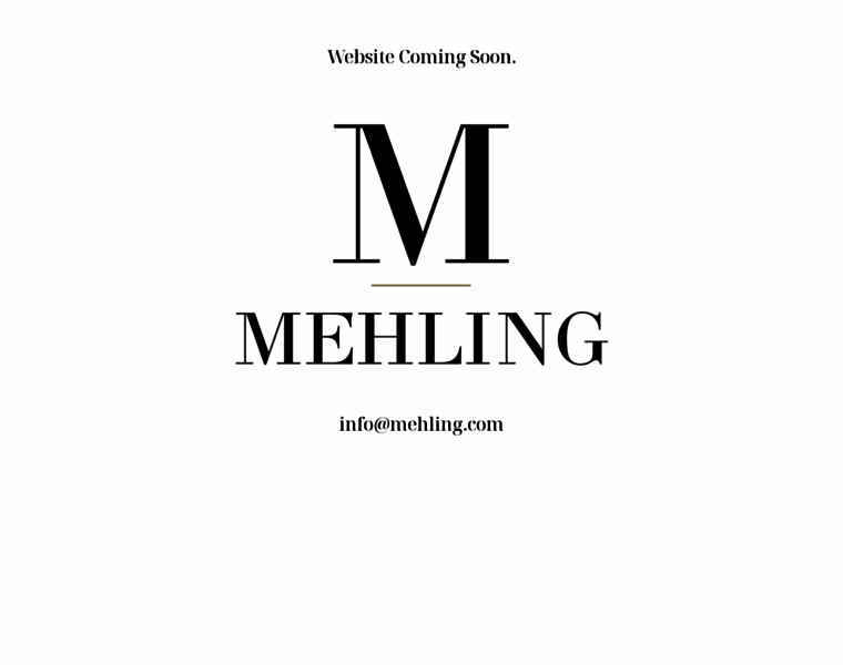 Mehling.com thumbnail