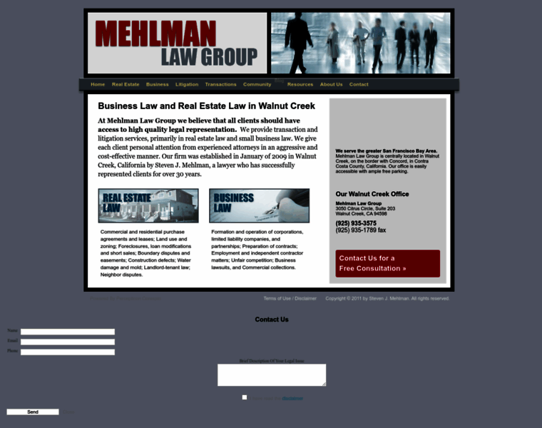 Mehlmanlawgroup.com thumbnail