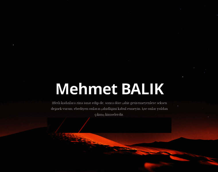 Mehmetbalik.com thumbnail