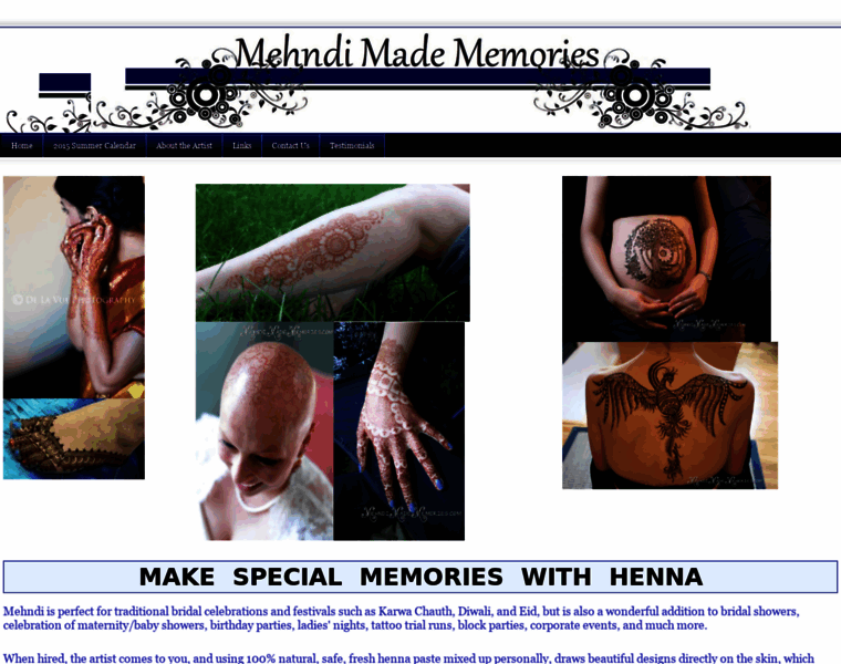 Mehndimadememories.com thumbnail