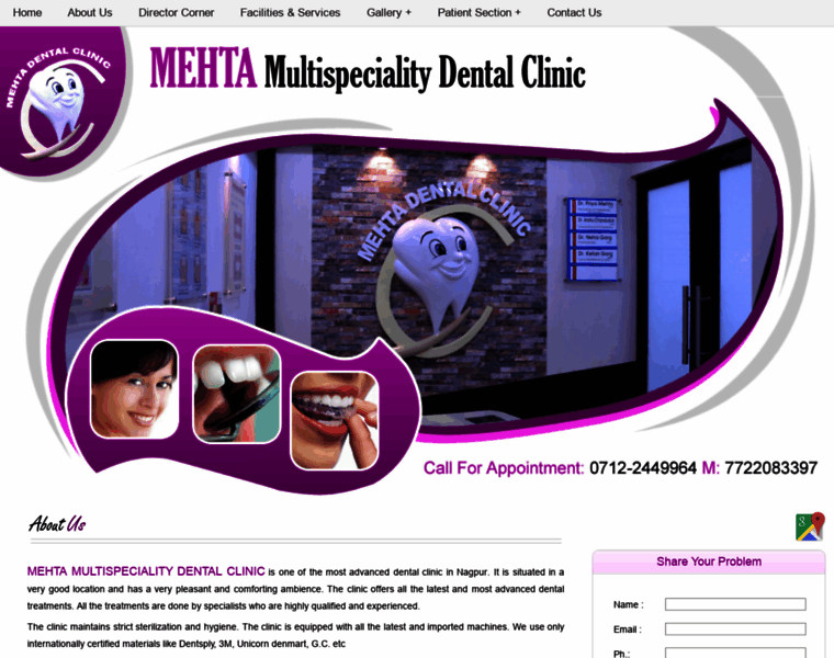 Mehtadentalclinic.in thumbnail