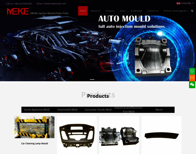meike-mould.com at WI. China Home Appliance Mold, Automobile Mold ...