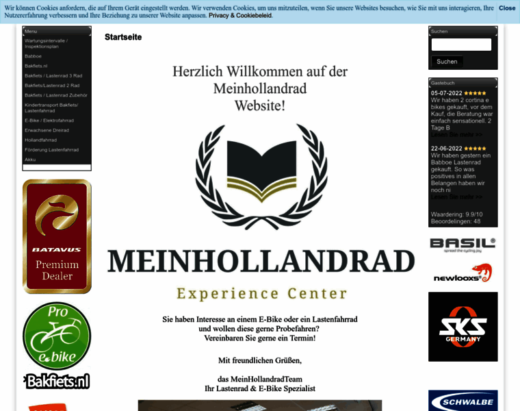Meinhollandrad.com thumbnail