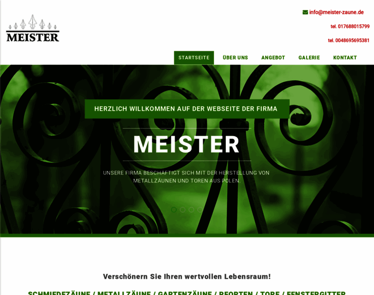 Meister-zaune.de thumbnail