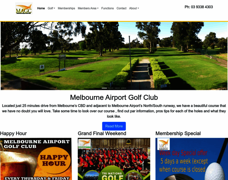 Melbourneairportgolfclub.com.au thumbnail