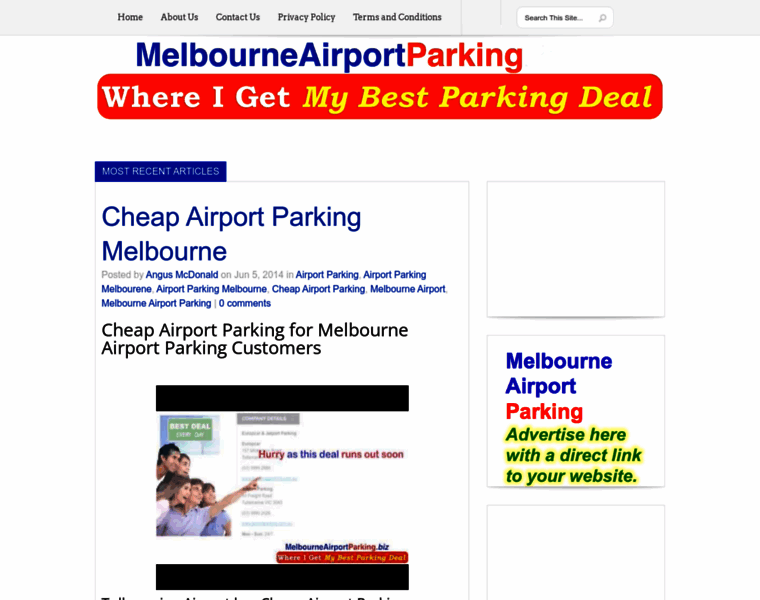 Melbourneairportparking.info thumbnail