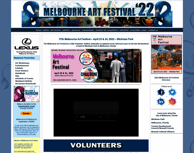 Melbournearts.org thumbnail
