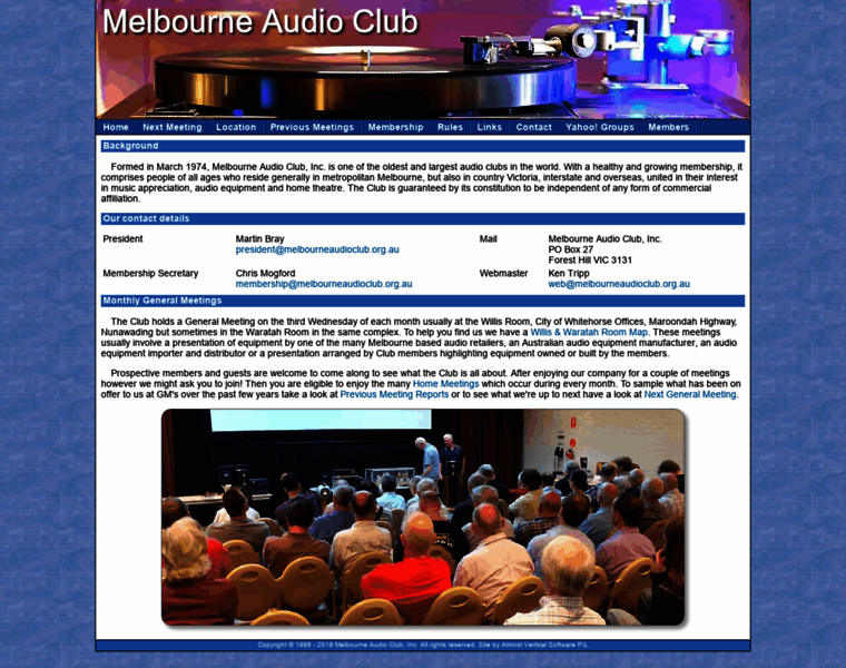 Melbourneaudioclub.org.au thumbnail