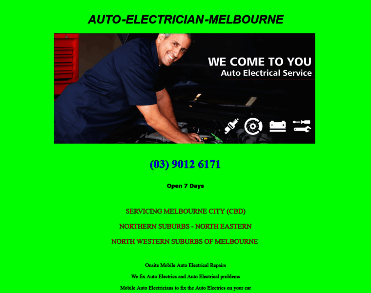 Melbourneautoelectricians.com thumbnail