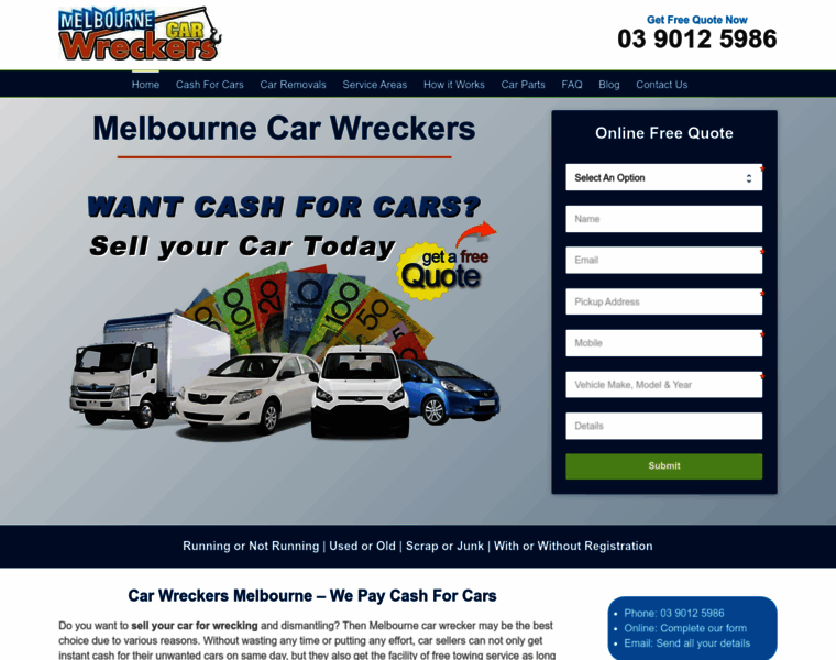 Melbournecarwrecker.com.au thumbnail