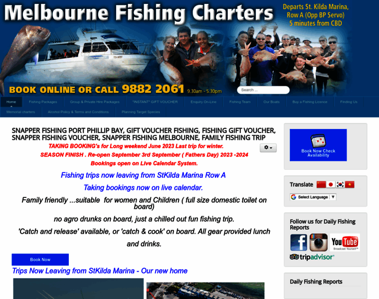 Melbournefishingcharters.com.au thumbnail
