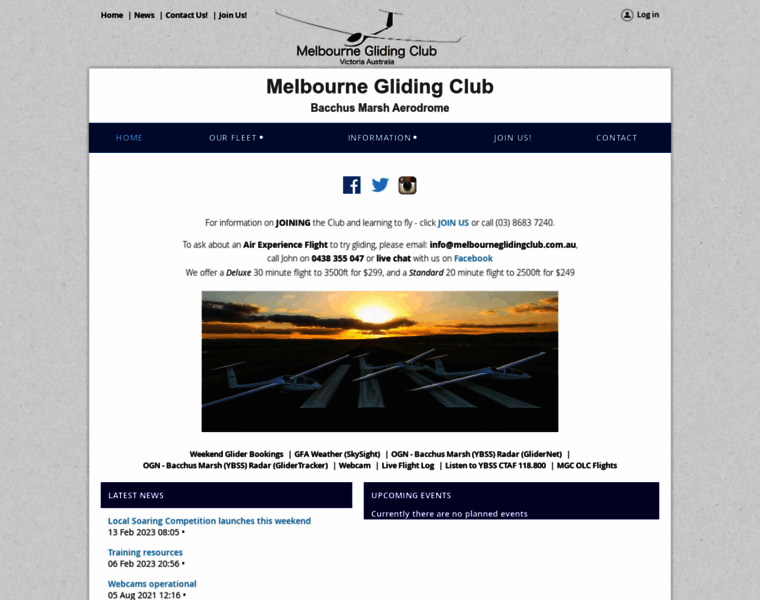 Melbourneglidingclub.com.au thumbnail
