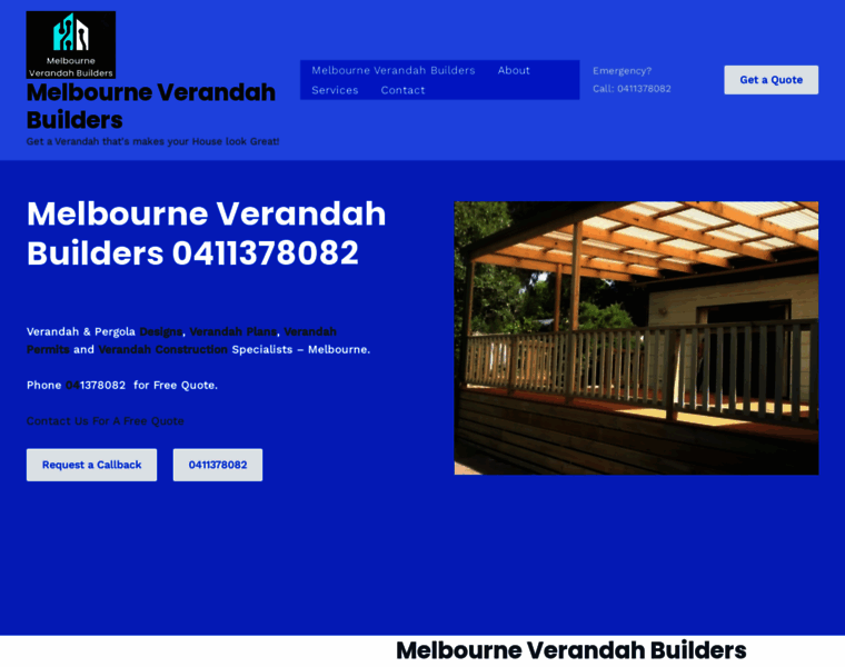 Melbourneverandahbuilders.com.au thumbnail