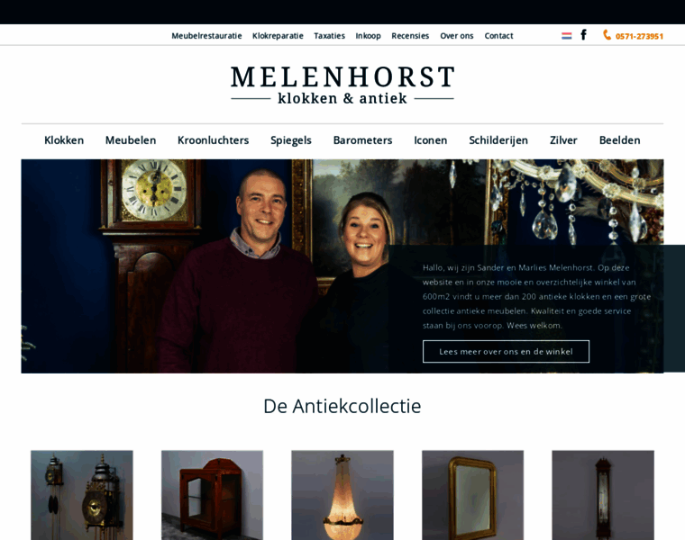 Melenhorst-antiek.nl thumbnail