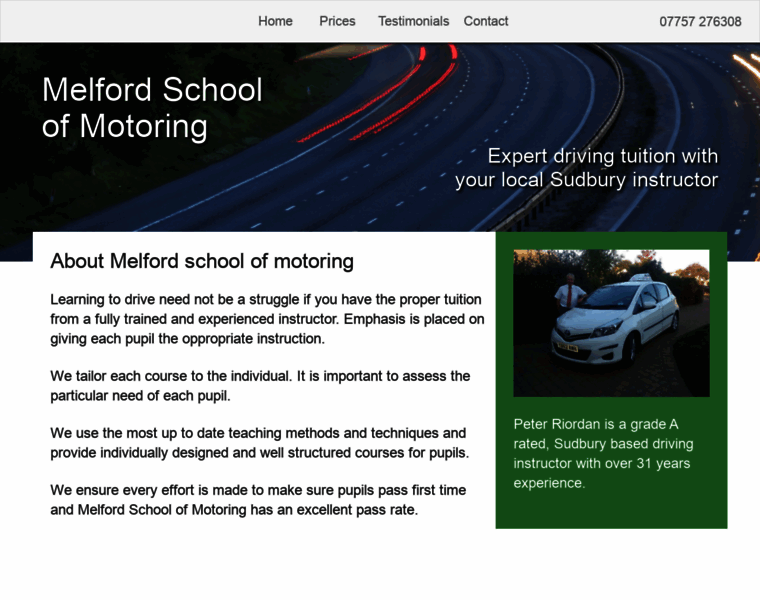 Melfordschoolofmotoring.co.uk thumbnail