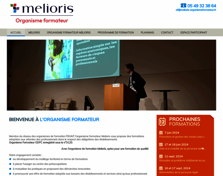 Melioris-organismeformateur.fr thumbnail