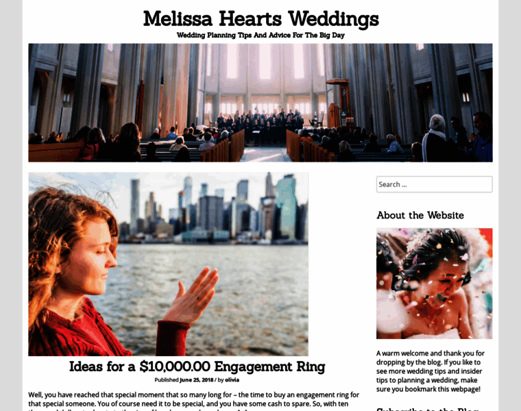 Melissaheartsweddings.com thumbnail