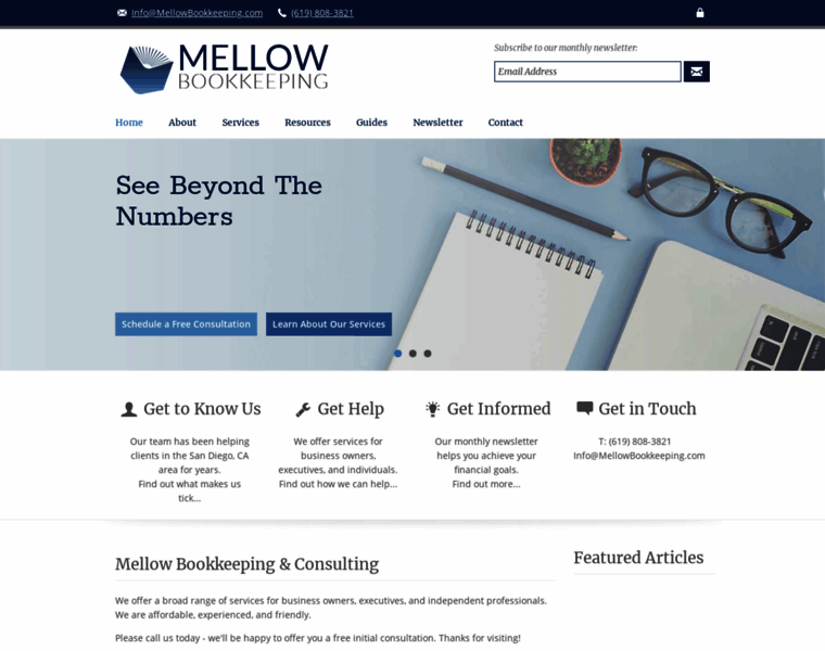 Mellowbookkeeping.com thumbnail
