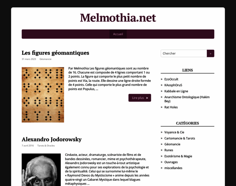 Melmothia.net thumbnail