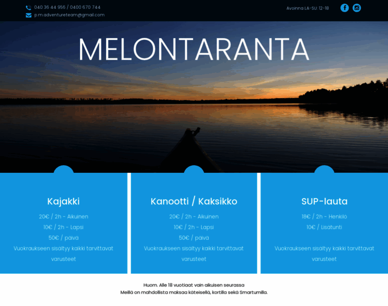 Melontaranta.fi thumbnail
