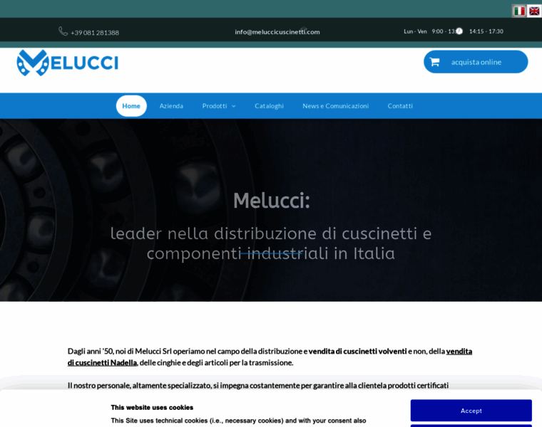 Meluccicuscinetti.com thumbnail