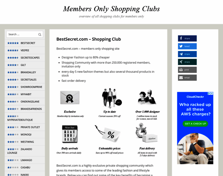 Members-only-shopping.com thumbnail