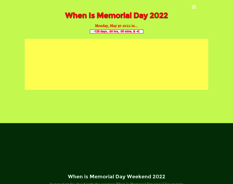 Memorialday.info thumbnail