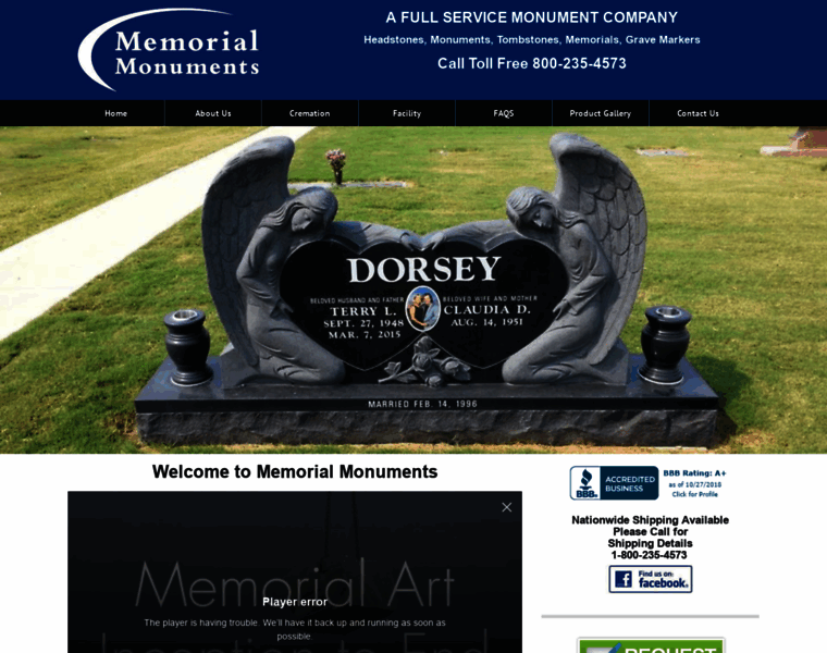 Memorialmonument.net thumbnail