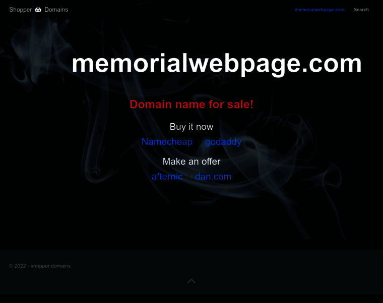 Memorialwebpage.com thumbnail