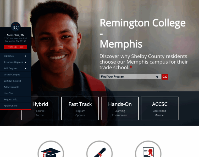 Memphis.remingtoncollege.edu thumbnail