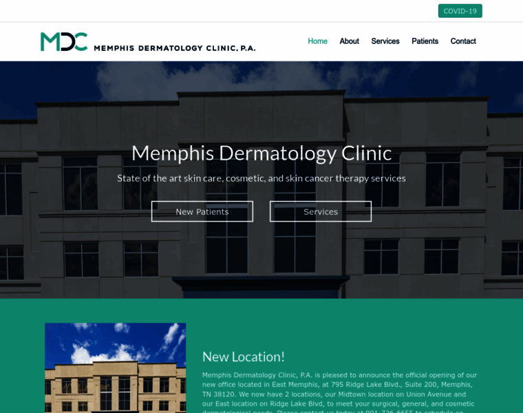 Memphisdermatology.com thumbnail