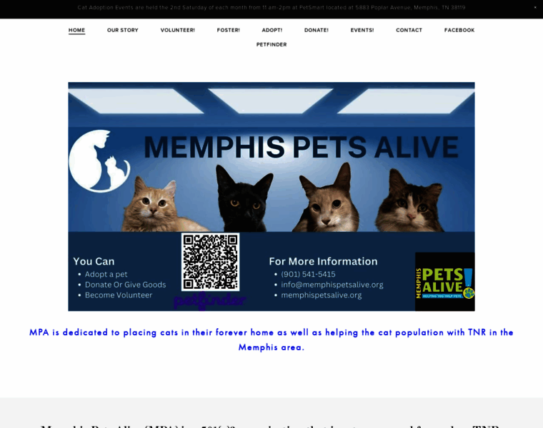 Memphispetsalive.org thumbnail