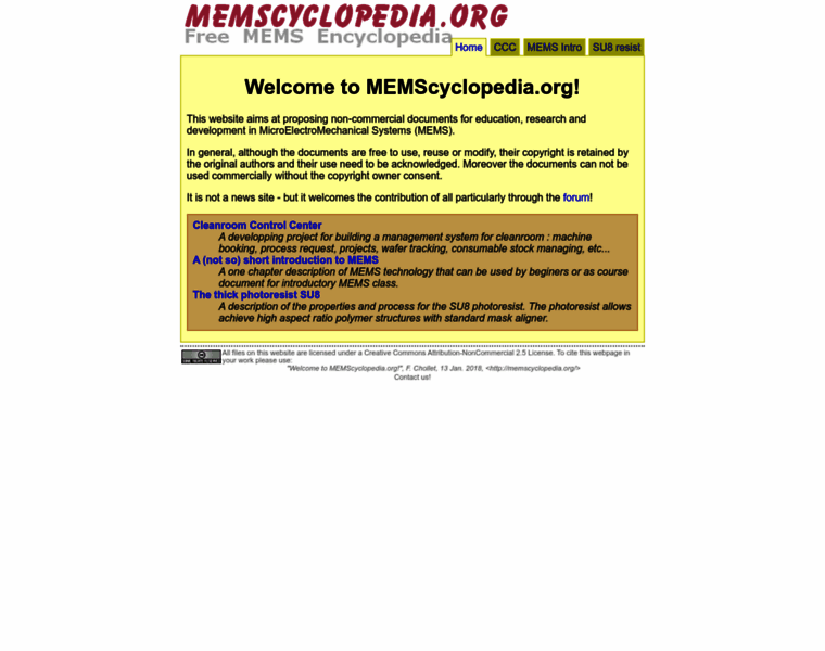 Memscyclopedia.org thumbnail