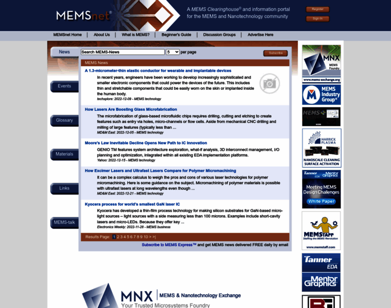 Memsnet.org thumbnail Memsnet.org thumbnail