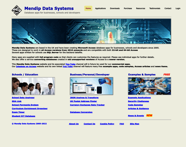 Mendipdatasystems.co.uk thumbnail