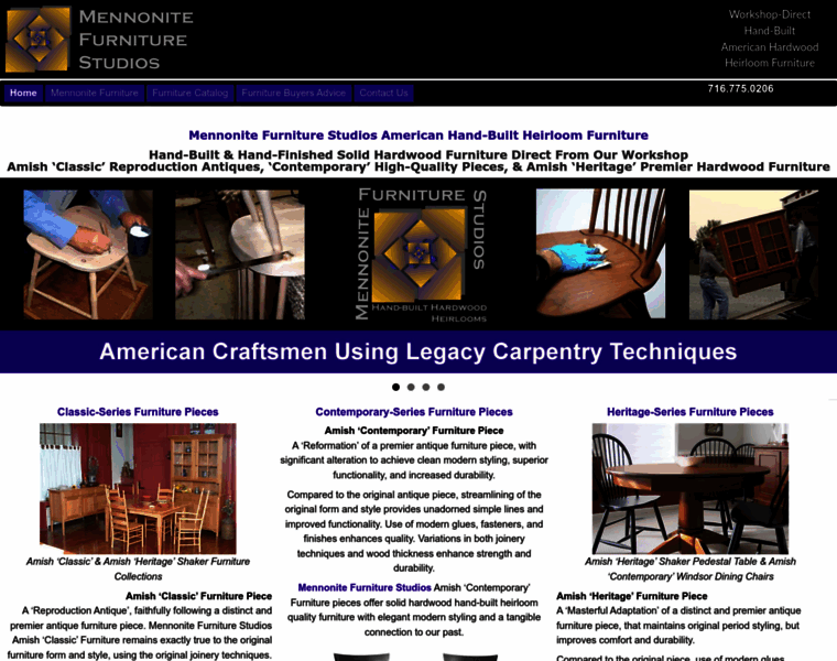 Mennonite-furniture-studios.com thumbnail