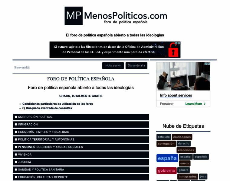 Menospoliticos.com thumbnail