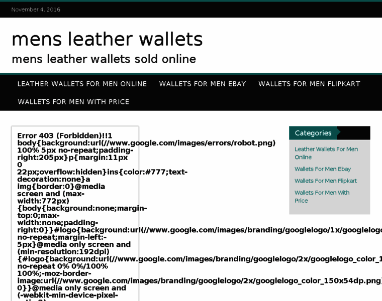 Mens-leather-wallets.com thumbnail