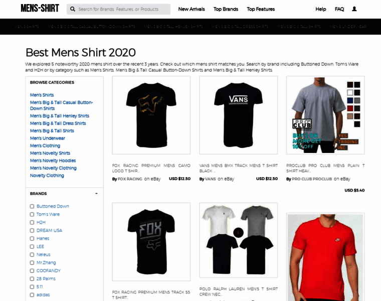 Mens-shirt.org thumbnail