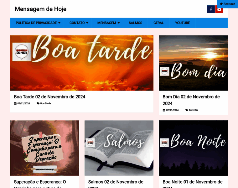 Mensagemdehoje.com.br thumbnail Mensagemdehoje.com.br thumbnail