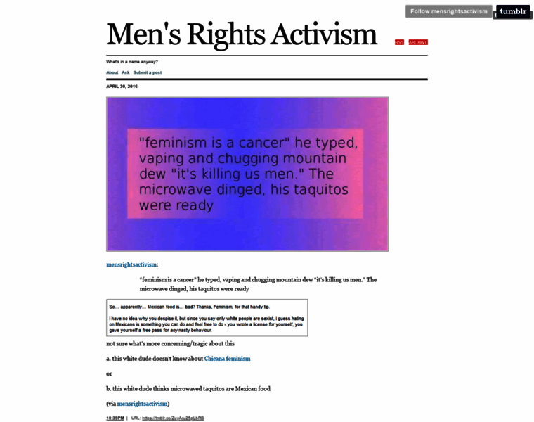 Mensrightsactivism.com thumbnail
